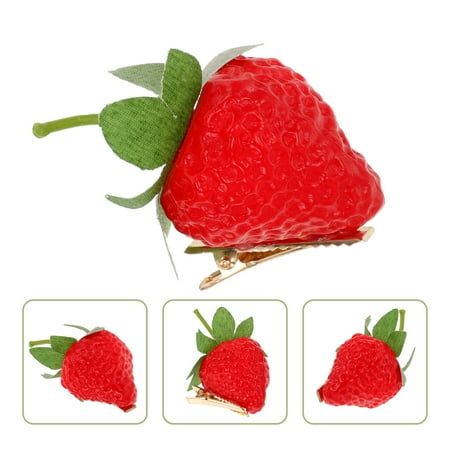 Cute Strawberry Shape Hairpin